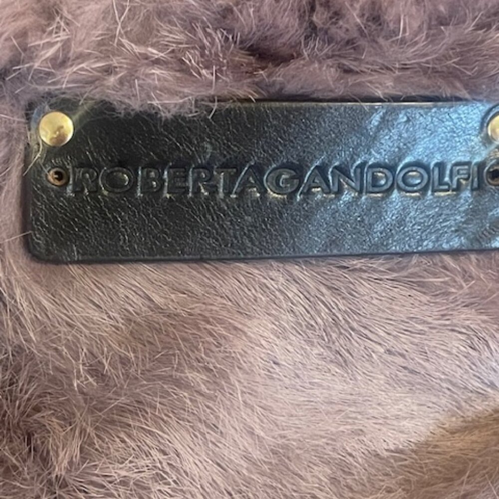 Roberta Gandolfi Gisella Small Mauve Rabbit  EUC